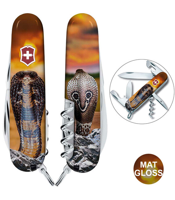 Складной нож Victorinox SPARTAN ZODIAC Королевская кобра 1.3603.Z4230pk фото, картинка, изображение