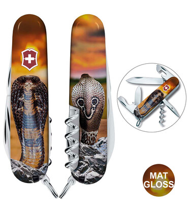Складной нож Victorinox SPARTAN ZODIAC Королевская кобра 1.3603.Z4230pk фото, картинка, изображение
