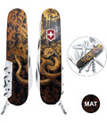 Складной нож Victorinox CLIMBER ZODIAC Золотая деревянная змея 1.3703.3.Z4240pk фото, картинка, изображение