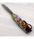Складной нож Victorinox CLIMBER ZODIAC Золотая деревянная змея 1.3703.3.Z4240pk фото, картинка, изображение