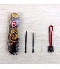 Складной нож Victorinox CLIMBER ZODIAC Золотая деревянная змея 1.3703.3.Z4240pk фото, картинка, изображение
