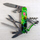 Складной нож Victorinox HUNTSMAN ZODIAC Зелёная деревянная змея 1.3713.3.Z4310pk фото