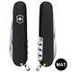 Складаний ніж Victorinox SPARTAN MAT чорний матовий лак 1.3603.3.M0007p - картинка, зображення, фото ножа