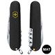 Складаний ніж Victorinox SPARTAN MAT чорний матовий лак з жовт.лого 1.3603.3.M0008p - картинка, зображення, фото ножа
