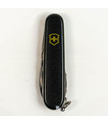 Складной нож Victorinox SPARTAN MAT черный матовый лак с желт.лого 1.3603.3.M0008p фото, картинка, изображение
