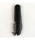 Складной нож Victorinox SPARTAN MAT черный матовый лак с желт.лого 1.3603.3.M0008p фото, картинка, изображение