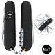 Складной нож Victorinox CLIMBER MAT черный матовый лак 1.3703.3.M0007p фото