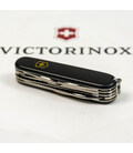 Складной нож Victorinox HUNTSMAN MAT черный матовый лак с желт.лого 1.3713.3.M0008p фото, картинка, изображение
