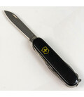 Складной нож Victorinox HUNTSMAN MAT черный матовый лак с желт.лого 1.3713.3.M0008p фото, картинка, изображение