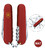 Складной нож Victorinox HUNTSMAN MAT красный матовый лак с желт.лого 1.3713.M0008p фото, картинка, изображение