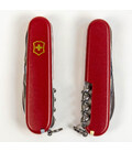 Складной нож Victorinox HUNTSMAN MAT красный матовый лак с желт.лого 1.3713.M0008p фото, картинка, изображение