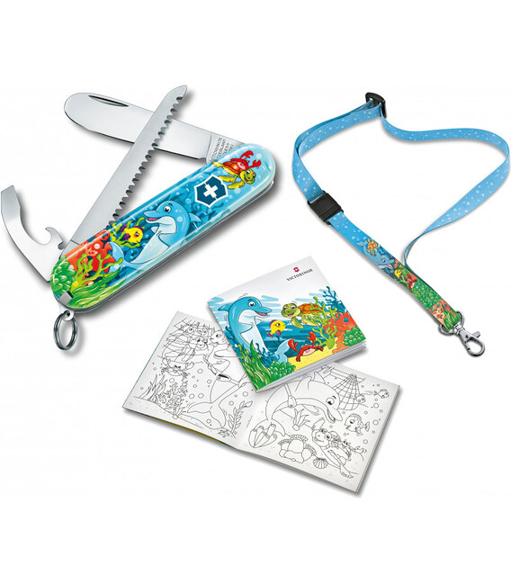 Подарочный набор детский Victorinox MY FIRST Children Set Dolphin 0.2373.E1 фото, картинка, изображение