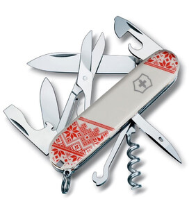 Складаний ніж Victorinox CLIMBER UKRAINE Вишиванка 1.3703.7_T0051r