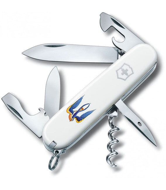 Складной нож Victorinox SPARTAN UKRAINE Трезубец-Ласточка 1.3603.7_T1230u фото, картинка, изображение