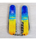 Складной нож Victorinox SPARTAN UKRAINE Желто-синий рисунок 1.3603.7.T3100pw фото, картинка, изображение