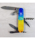 Складной нож Victorinox SPARTAN UKRAINE Желто-синий рисунок 1.3603.7.T3100pw фото, картинка, изображение