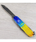 Складной нож Victorinox SPARTAN UKRAINE Желто-синий рисунок 1.3603.7.T3100pw фото, картинка, изображение