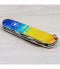 Складной нож Victorinox SPARTAN UKRAINE Желто-синий рисунок 1.3603.7.T3100pw фото, картинка, изображение