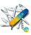 Складной нож Victorinox HUNTSMAN UKRAINE Желто-синий рисунок 1.3713.7.T3100pw фото, картинка, изображение