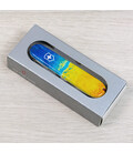 Складной нож Victorinox HUNTSMAN UKRAINE Желто-синий рисунок 1.3713.7.T3100pw фото, картинка, изображение