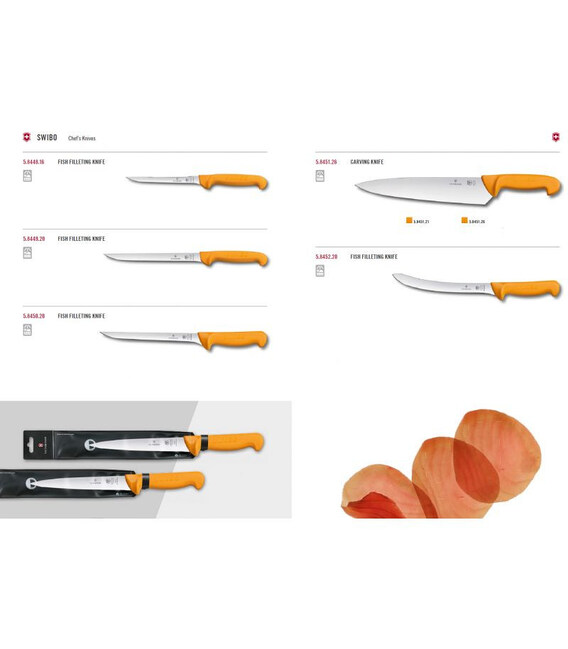 Кухонний ніж Victorinox Swibo Fish Filleting Flexible 5.8449.20 - картинка, зображення, фото ножа
