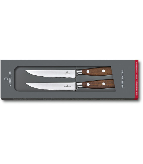 Набор кухонных ножей Victorinox Grand Maitre Wood Steak Set 7.7240.2W фото, картинка, изображение