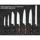 Кухонний ніж Victorinox Grand Maitre Wood Santoku 7.7320.17G - картинка, зображення, фото ножа