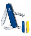 Складной нож Victorinox WAITER UKRAINE сине-желтый 0.3303.2.8 фото, картинка, изображение