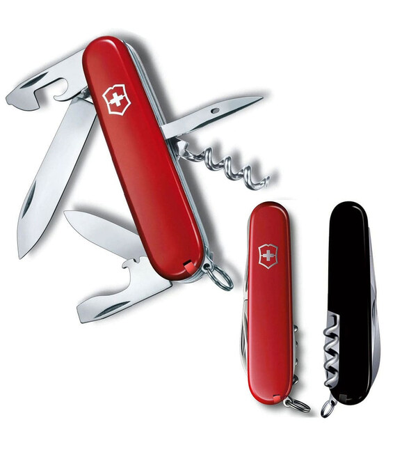 Складной нож Victorinox SPARTAN UKRAINE красно-черный 1.3603.1.3 фото, картинка, изображение