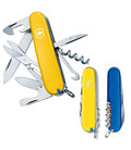 Складной нож Victorinox CLIMBER UKRAINE желто-синий 1.3703.8.2 фото, картинка, изображение