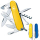 Складной нож Victorinox CLIMBER UKRAINE желто-синий 1.3703.8.2 фото