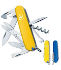 Складной нож Victorinox CLIMBER UKRAINE желто-синий 1.3703.8.2 фото, картинка, изображение