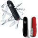 Складаний ніж Victorinox HUNTSMAN UKRAINE чорно-червоний 1.3713.3.1 - картинка, зображення, фото ножа