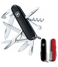 Складной нож Victorinox HUNTSMAN UKRAINE черно-красный 1.3713.3.1 фото, картинка, изображение