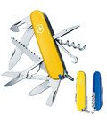 Складной нож Victorinox HUNTSMAN UKRAINE желто-синий 1.3713.8.2 фото, картинка, изображение