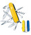 Складаний ніж Victorinox HUNTSMAN UKRAINE жовто-синій 1.3713.8.2 картинка, зображення, фото