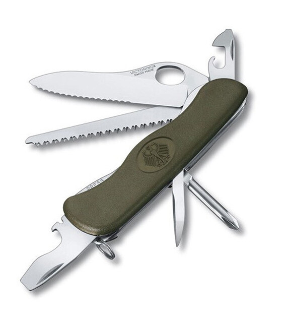 Складной нож Бундесвер Victorinox Military Germany One Hand 0.8461.MW4DE фото, картинка, изображение