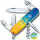 Складаний ніж Victorinox SPARTAN UKRAINE Жовто-синій малюнок 1.3603.7.T3100p - картинка, зображення, фото ножа
