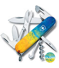 Складаний ніж Victorinox CLIMBER UKRAINE Жовто-синій малюнок 1.3703.7.T3100p картинка, зображення, фото