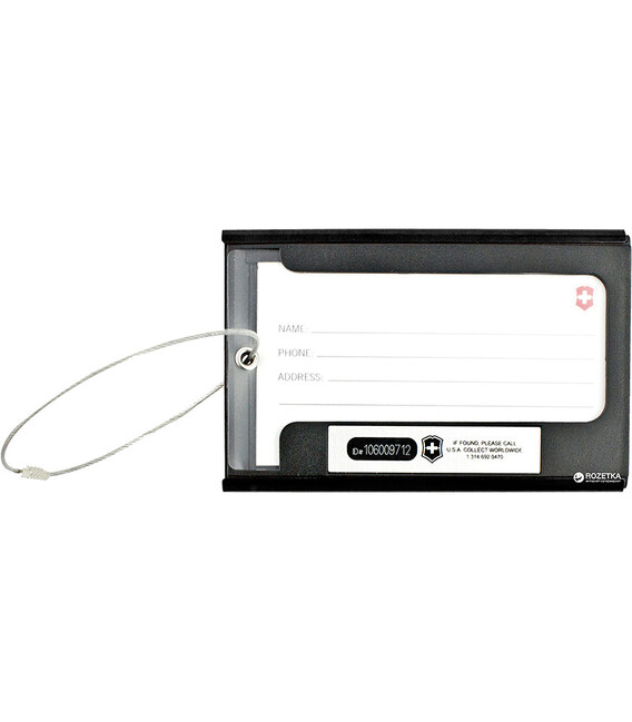 Бирка для багажу Victorinox Travel Travel Accessories 4.0 Vt313705.01 картинка, зображення, фото