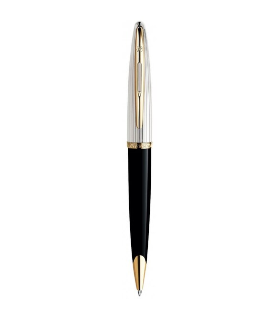 Ручка шариковая Waterman CARENE Deluxe Black Lacquer GT BP 21 200 фото, картинка, изображение