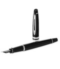 Набор Waterman EXPERT Black CT FP средний M (перьевая ручка + чехол) фото, картинка, изображение