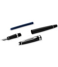 Набор Waterman EXPERT Black CT FP средний M (перьевая ручка + чехол) фото, картинка, изображение