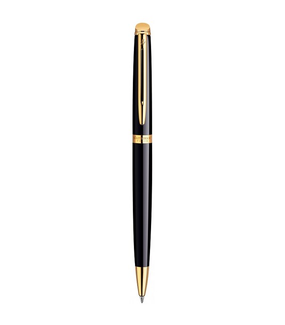 Ручка шариковая Waterman HEMISPHERE Black Lacquer GT BP 22 002 фото, картинка, изображение