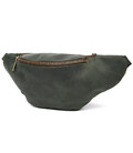 Шкіряна сумка на пояс бренду TARWA RE-3036-3md зелена, великий розмір картинка, зображення, фото