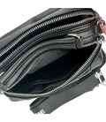 Женское кожаное черное кроссбоди UnaBorsetta NB2-8686A фото, картинка, изображение