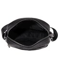 Чоловіча шкіряна сумка через плече чорна Tiding Bag SM8-9686-4A картинка, зображення, фото