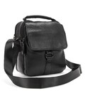 Шкіряний чоловічий месенджер на два відділення з ручкою Tiding Bag M56-2050A картинка, зображення, фото
