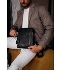 Чоловіча шкіряна сумка через плече Tiding Bag SM8-1007A картинка, зображення, фото