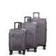 Набор чемоданов Airtex 616 Worldline 3 в 1 графитовый фото